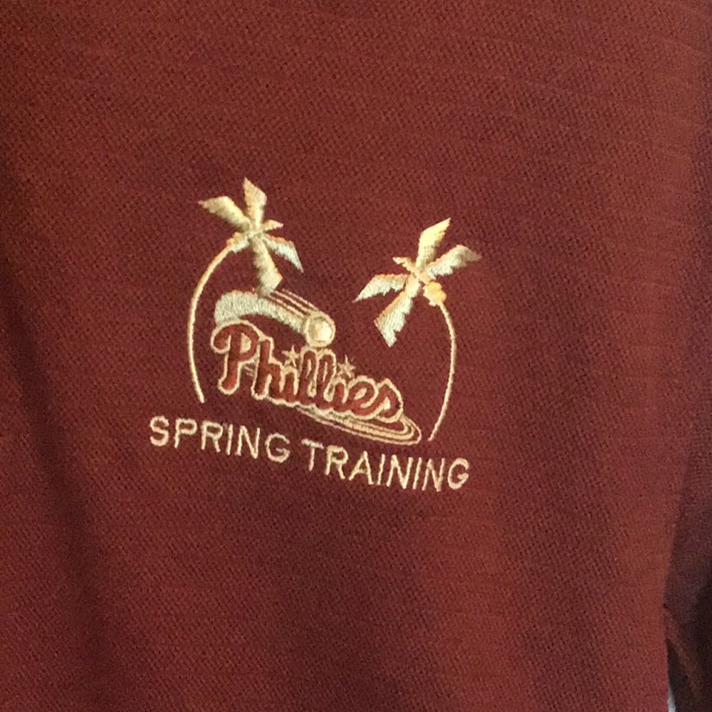 MLB Philadelphia Phillies NWT spring training polo shirt new